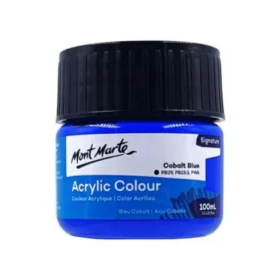 Picture of Mont Marte Acrylic Colour Paint Signature 100ml - Cobalt Blue