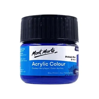 Picture of Mont Marte Acrylic Colour Paint Signature 100ml - Phthalo Blue