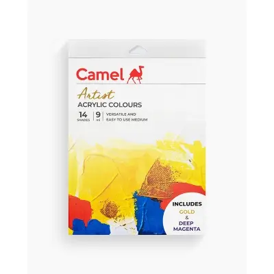 Picture of Camel Artist Acrylic Colours (9ml) - 12 Shades