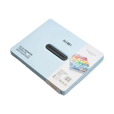 Picture of HIMI Gouache Paint Set Jelly Cup (12g) - 112 Colors (Ice Blue Box)