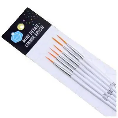 Picture of Keep Smiling Mini Detail Liner Brush Pack of 6