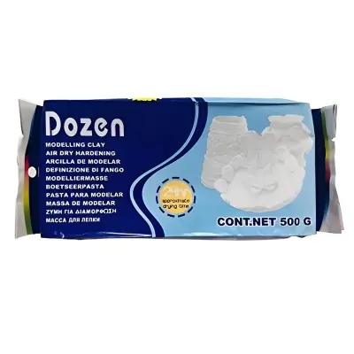 Picture of Dozen Air Dry Hardening Modelling Clay 500g