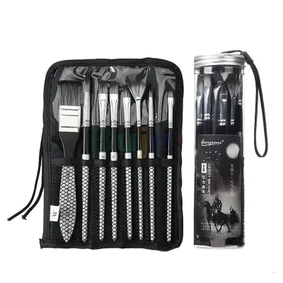 Picture of Giorgione Artist Multifunctional Nylon Brushes 8pcs Set