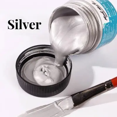 Picture of Mont Marte Acrylic Colour Paint Signature 100ml - Silver