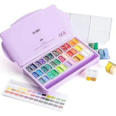 Picture of HIMI Gouache Paint Set Jelly Cup (12g) - 36 Colors