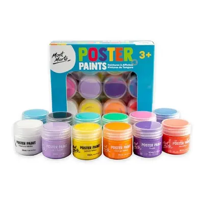 Picture of Mont Marte Poster Paints 20ml 12 Shades
