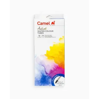 Picture of Camel Artist Water Colour Tubes (9ml) - 12 Shades