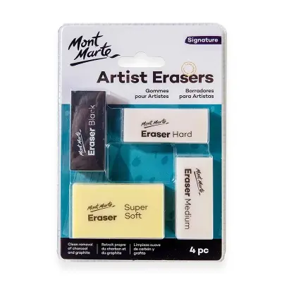 Picture of Mont Marte Artist Erasers Signature 4pc