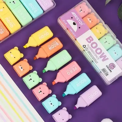 Picture of Mini Bear Highlighter Set 6 Colors