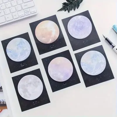 Picture of Creative Planet Series Rounded Sticky Stickers Notes