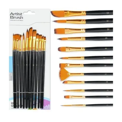 Picture of Artist 12pcs Mix Brush Set