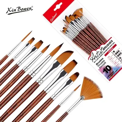 Picture of Xin Bowen Artist  Brushes 10 Pcs Set