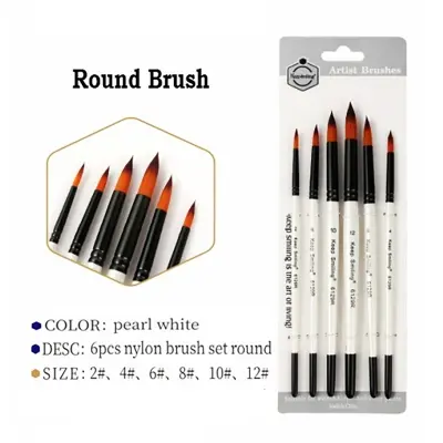 Picture of Keep Smiling Artist Round Brush 6pcs Set