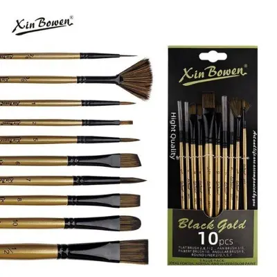 Picture of Xin Bowen Black Gold Artist 10pcs Brush Set