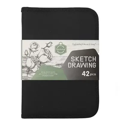 Picture of Keep Smiling Sketch Drawing Set 42 Pcs