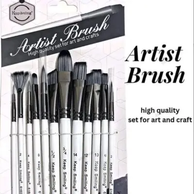 Picture of Keep Smiling Artist Brush 12pcs Set Mix