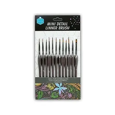 Picture of Keep Smiling Mini Detail Liner Brush 12pcs Set