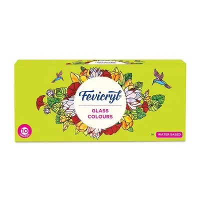 Picture of Fevicryl Water Based Glass Colours 10 Shades