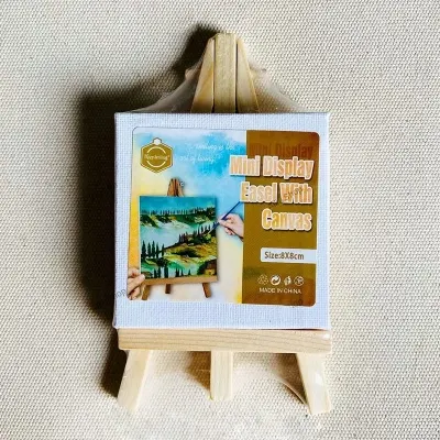 Picture of Keep Smiling Mini Display Easel With Canvas 8/10cm