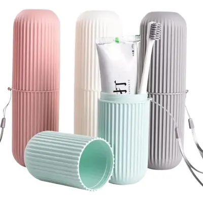 Picture of 1 Piece Portable Toothbrush & Toothpaste Holder Storage Box