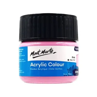 Picture of Mont Marte Acrylic Colour Paint Signature 100ml - Pink