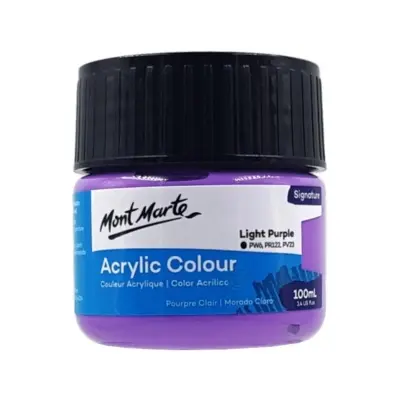 Picture of Mont Marte Acrylic Colour Paint Signature 100ml - Light Purple