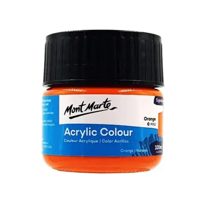 Picture of Mont Marte Acrylic Colour Paint Signature 100ml - Orange