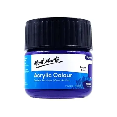 Picture of Mont Marte Acrylic Colour Paint Signature 100ml - Purple