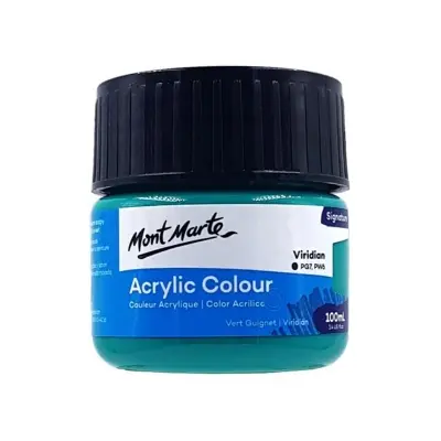 Picture of Mont Marte Acrylic Colour Paint Signature 100ml - Viridian