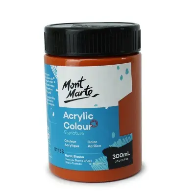 Picture of Mont Marte Acrylic Paint 300ml - Burnt Sienna