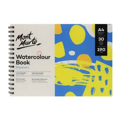 Picture of Mont Marte Watercolour Book A4 Size (30 Sheets)