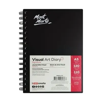 Picture of Mont Marte Visual Art Diary A5 Size (120 Page)