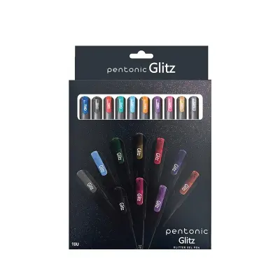 Picture of Pentonic Glitter Gel Pen 10 Pcs