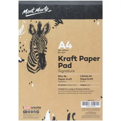 Picture of Mont Marte Kraft Paper Pad A4 Size (50 Sheets)