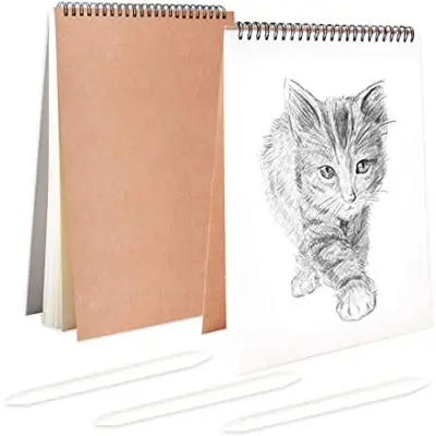 Picture of Spiral Binding Cartridge Paper Art Book A5 Size (30 Sheets)