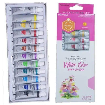 Picture of Keep Smiling Water Colour Set (6ML) - 12 Colours