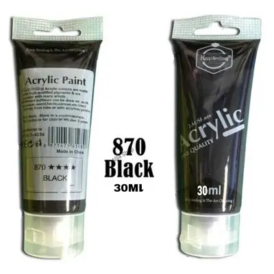 Picture of Keep Smiling Acrylic Paint 30ML - Black