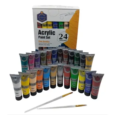 Picture of Keep Smiling Acrylic Paint Set (30ml) - 24 Colors