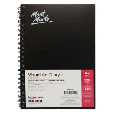Picture of Mont Marte Visual Art Diary A4 Size (120 Page)