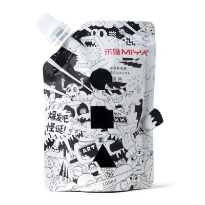 Picture of HIMI Gouache Refill 100ml CC Bag - Black