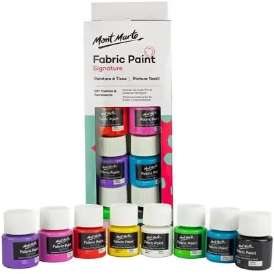 Picture of Mont Marte Signature Fabric Paint Set 8pc x 20ml