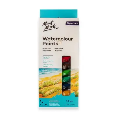 Picture of Mont Marte Watercolour Paints (12ml) - 12 Colors