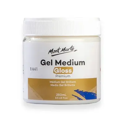 Picture of Mont Marte Gel Medium Gloss Premium 250ml