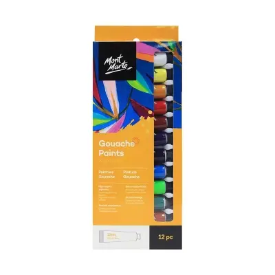 Picture of Mont Marte Gouache Paints Set (12ML) - 12 Shades