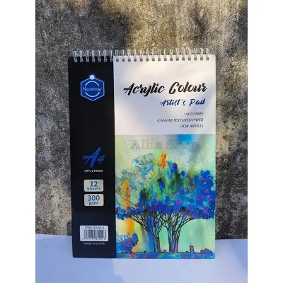 Picture of Keep Smiling Artist's Pad A4 Size (12 Sheets) zip