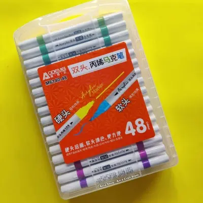 Picture of ODEMEI Acrylic Marker 48 Colour Set