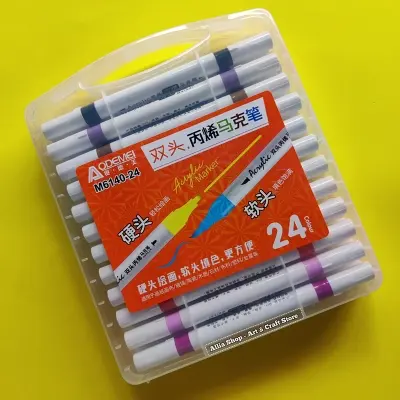 Picture of ODEMEI Acrylic Marker 24 Colour Set