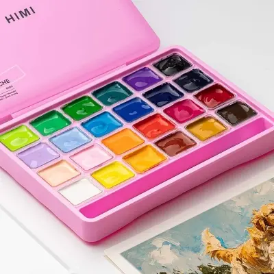 Picture of HIMI Gouache Paint Set Jelly Cup (30ML) - 24 Colors