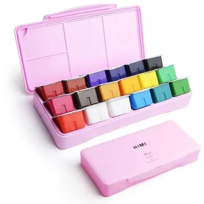 Picture of HIMI Gouache Paint Set Jelly Cup (30ML) - 18 Colors