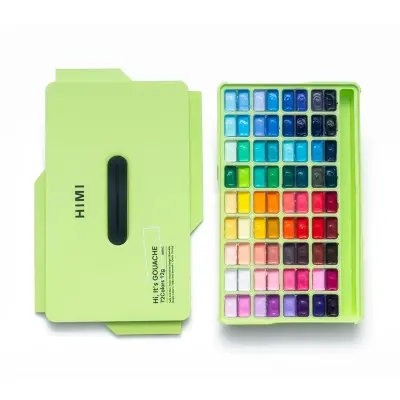 Picture of HIMI Gouache (12g) Twin Jelly Cup Set - 72 Colors